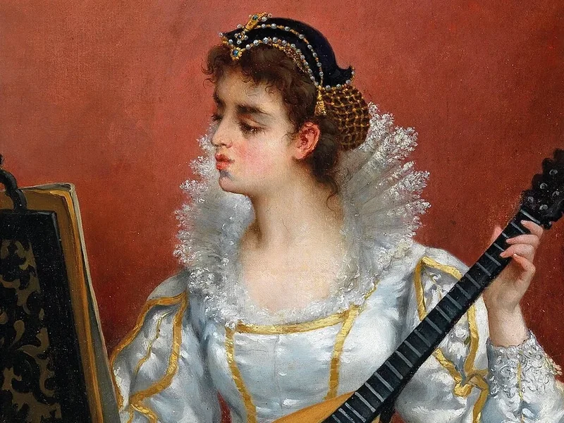 1819-Emile Gambogi - Suonatore di mandolino